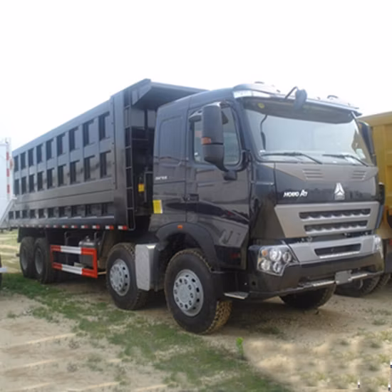 HOWO A7 camion-benne 8X4 camion à benne basculante standard Euro IV